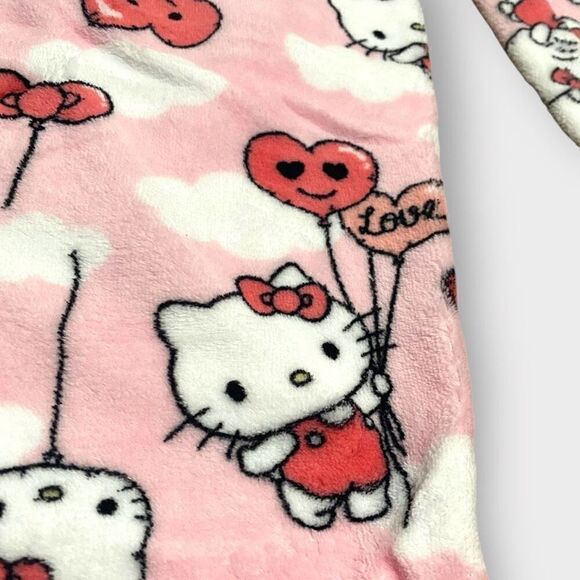 Hello Kitty Sanrio Balloons Fuzzy Soft Touch Pajama Pants Womens size X-Large Ne - Picture 4 of 10